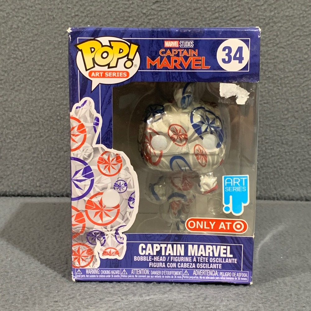 Marvel‎ Studios Captain Marvel Funko Pop! Art Series #34 Target Exclusive